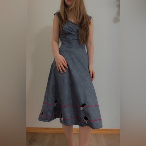 eshakti Dresses & Skirts - eShakti Women's Birds Eye View Midi Dress